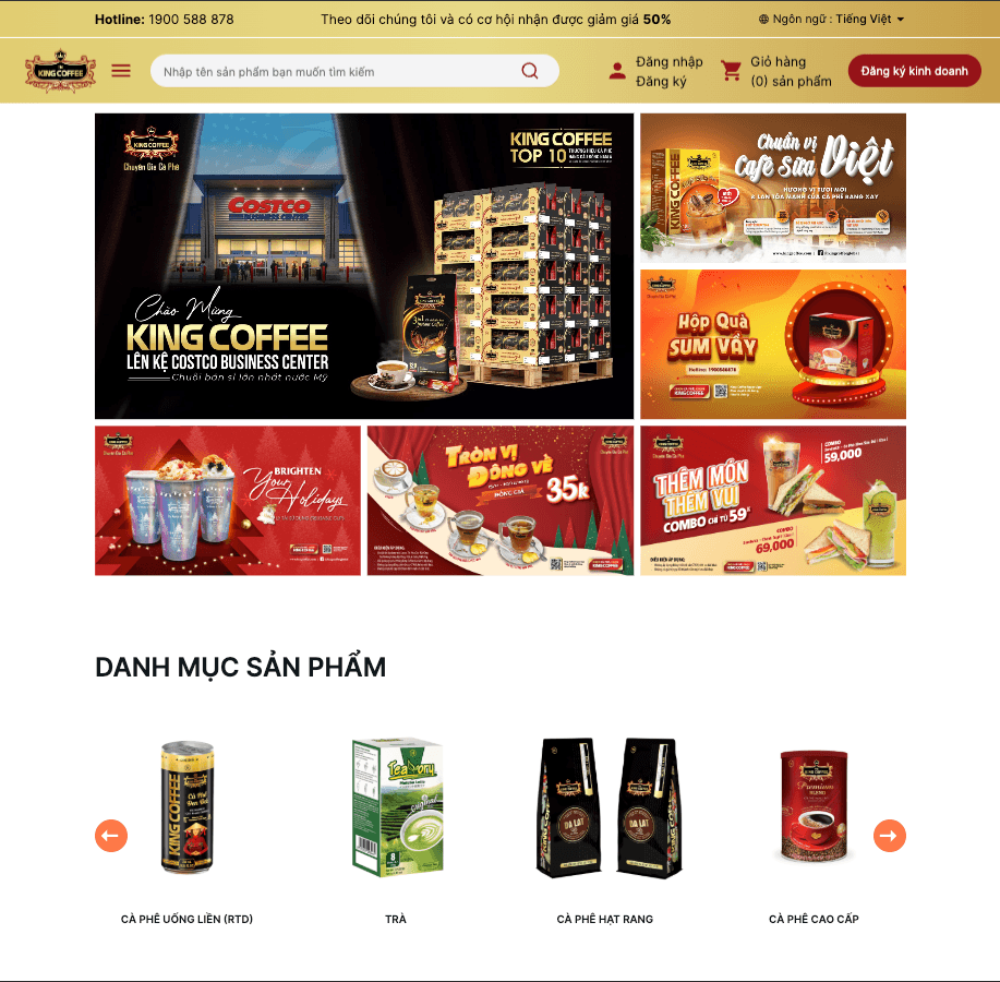 Distribution King Coffee