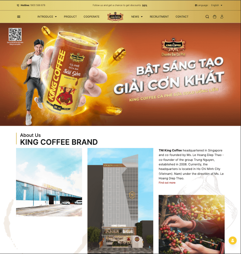 King Coffee Ecommerce